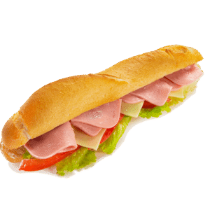 Μπαγκέτα Ζαμπόν-Τυρί